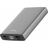Swissten Aluminium POWER BANK 10000 mAh 20W Power Delivery GREY