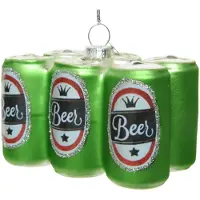 Décoris 6-pack bier ornament | (Glas)