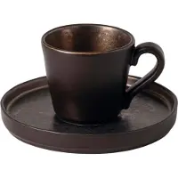 Costa Nova Lagoa: Espressokop met onderkant, metaal, diameter: 125 mm