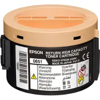 Epson S050651 toner cartridge zwart hoge capaciteit (origineel)