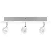 Paulmann Spotverlichting, set van 3, 4,3W per spot, wit/chroom, 230V, metaal