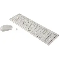 Logilink ID0104W toetsenbord Inclusief muis USB Duits Wit