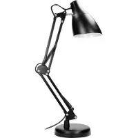 Virone Bureaulamp, zwart staal, 60W, merk Dian