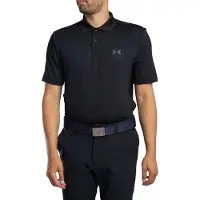 Under Armour Polo , zwarte performance-lijn