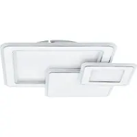 Eglo Plafondlamp Led Mentalurgia Wit Vierkant 50w