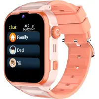 Denver Kindersmartwatch met GPS - Videobellen/SMS - SOS-knop - 4G - GPS Tracker - Simkaart - SWGL149OR - Oranje