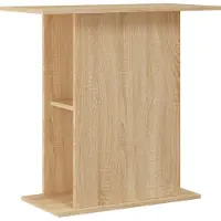 vidaXL Aquariumstandaard Sonoma Eiken 75x36x72,5 cm Bewerkt Hout