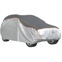 vidaXL Autohoes voor SUV hagelbescherming XL zilverkleurig en grijs