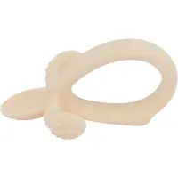 BabyMoov Siliconen 2-in-1 Bijtring/lepel Beige