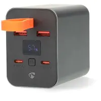 Nedis Powerbank, 30000 mAh, 2x USB-A, 2x USB-C, PD3.0 100W
