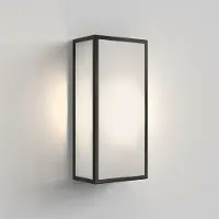 Astro Messina 160 Frosted II Wandlamp Textured Black