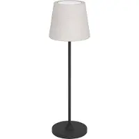 Eglo Tafellamp Leonero wit met stof