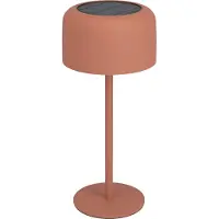 Eglo Strakke tafellamp Roccanova solar rood met usb