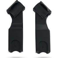 Kinderkraft MITZY Adapter - Universele adapters voor kinderwagen en babyzitje - 1 paar - Zwart