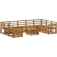 vidaXL Sofa-Sets Massief Acacia Hout