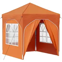 vidaXL Pop-up Feesttent 192 x 192 x 245 cm Oranje