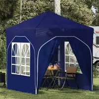 Prolenta Maison Exclusive - Pop-up partytent, 192 x 192 x 245 cm, blauw
