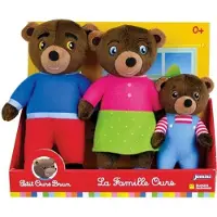 Jemini Plush box - LITTLE BROWN BEAR - - Family: Mama bear, Papa bear and Little brown bear