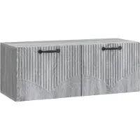 vidaXL Wandmontage TV-kast Grijs sonoma 78,5 x 31 x 30 cm Bewerkt hout