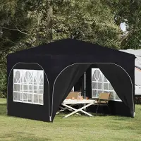 Prolenta Maison Exclusive - Pop-up partytent, 290 x 290 x 245 cm, antraciet