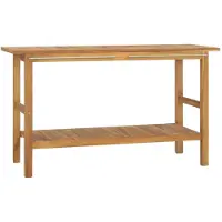 Syfax Wastafelkast 132x45x75 cm massief teakhout