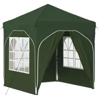 vidaXL Pop-up Feesttent 192 x 192 x 245 cm Groen