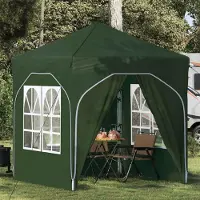 Prolenta Maison Exclusive - Pop-up partytent, 192 x 192 x 245 cm, groen