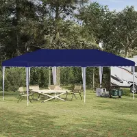 Prolenta Maison Exclusive - Pop-up partytent, 575 x 290 x 245 cm, blauw
