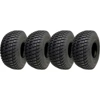 Wanda 4.50x6 velg staal gelast 20mm kogellager 80mm naaf lengte + dop (set van 4)