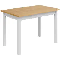 Syfax Eettafel EKAI Wit 112 x 70 x 76,5 cm Massief grenenhout