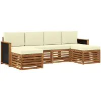 vidaXL Buiten bank set 5 st