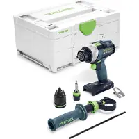 Festool TDC 18/4 I-Basic QUADRIVE 18V Li-Ion Accu Schroefboormachine Body In Systainer - 75Nm