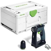 Festool CXS 18-Basic accuschroefboormachine 18 V 40 Nm borstelloos ( 576882 ) + systainer - zonder accu, zonder oplader