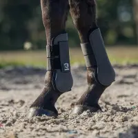 Horka Dime peesbeschermers (Kleur: zwart, Maat: L)