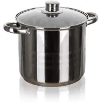 Banquet Living RVS Pan 5.6L met Glazen Deksel