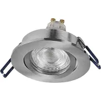 Osram Spot Set LED inbouwspot flexibel 4,5W satijnnikkel, 2700K, aluminium, draaibare klikbevestiging, set van 3