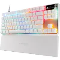 SteelSeries APEX PRO TKL GEN 3, Tenkeyless (80–87%), Kabel, USB, Magnetische mechanische toetsen, RGB LED, Wit