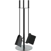 vidaXL 4-delige openhaardgereedschapset 22x59 cm staal