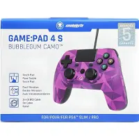 Snakebyte PS4 Game:Pad 4 S Wired ( Bubblegum camo )