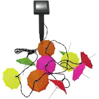 Polux Serie - Solar Tuingirlande met LED - 3,8m - Kleurrijk - IP44
