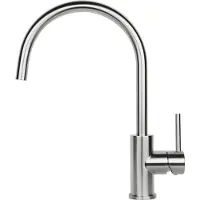 Reginox Spring keukenkraan geborsteld RVS eenhendel hoog model R31780