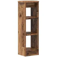 vidaXL Bijzetkast Oudhout 40 x 40 x 100 cm Geconstrueerd hout