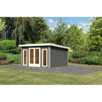 Karibu | Tuinhuis Radeburg 3 | Terragrijs
