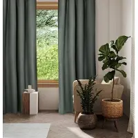 Home & Styling Home Style Thermisch Gordijn – Lichtdoorlatend – Groen 140x250 cm