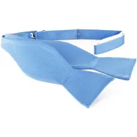 Suitable Zelfstrikker Zijde Blauw F02 - | Lichtblauw | Maat one size