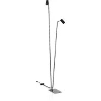 Nowodvorski Lighting Vloerlamp Mono II, zwart, Woon-/ Eetkamer, metaal, Modern, vloerlamp