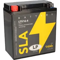 Landport AGM 51615 / YTX16-BS / YTX16-4 accu (12V, 14Ah, 230A)