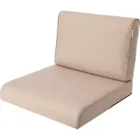 Hobbygarden Nel - Tuinkussen - Beige - 70x70 cm Waterafstotend - UV Beschermenrd