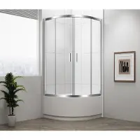 Hak Polysan SELMA douchecabine, kwartcirkelmodel, 900x900x1650 mm, helder glas
