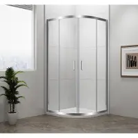 Polysan Easy Kwartronde douchewand 800x800mm, L/R, helder glas